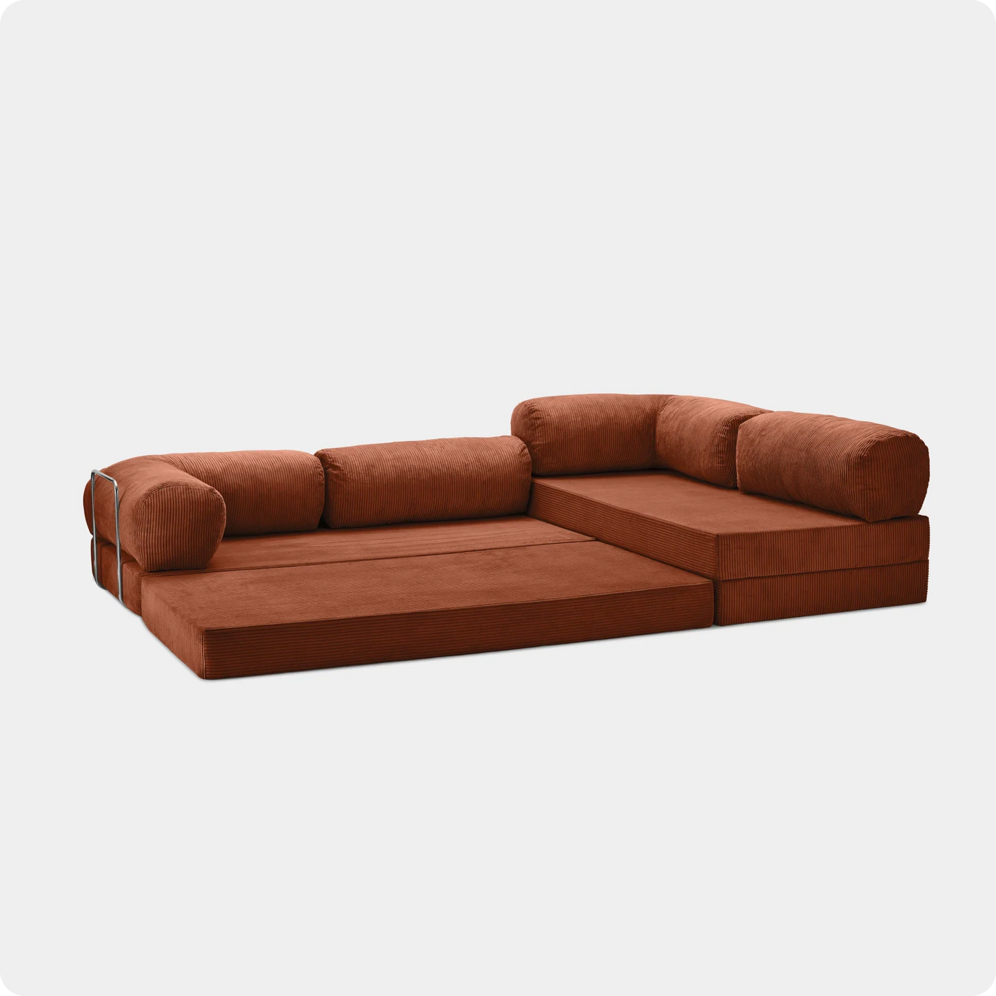 HMAR Sofa Corner Open - Rust
