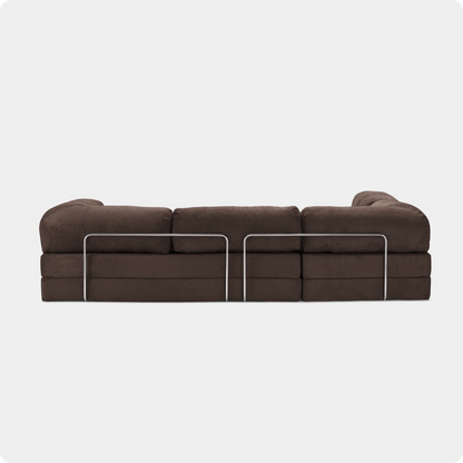 HMAR Sofa Corner Open - Brown