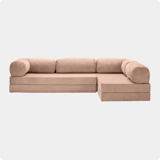 HMAR Sofa Corner Open - Blush