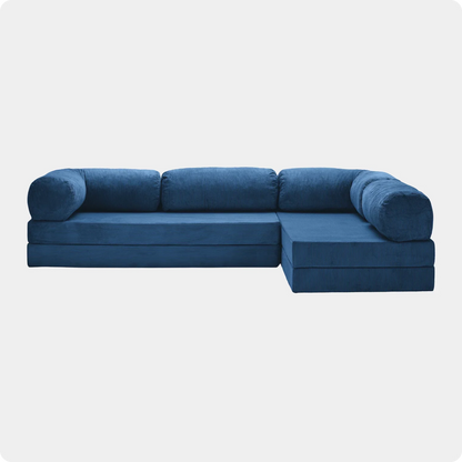 HMAR Sofa Corner Open - Blue