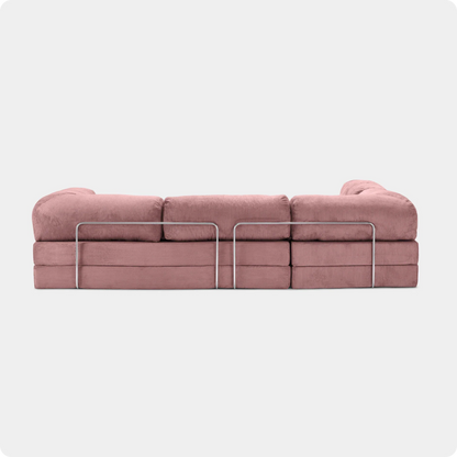 HMAR Sofa Corner Open - Rose