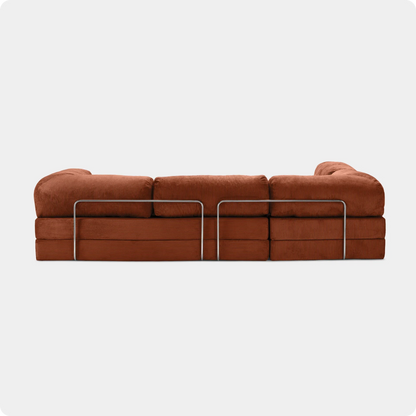 HMAR Sofa Corner Open - Rust