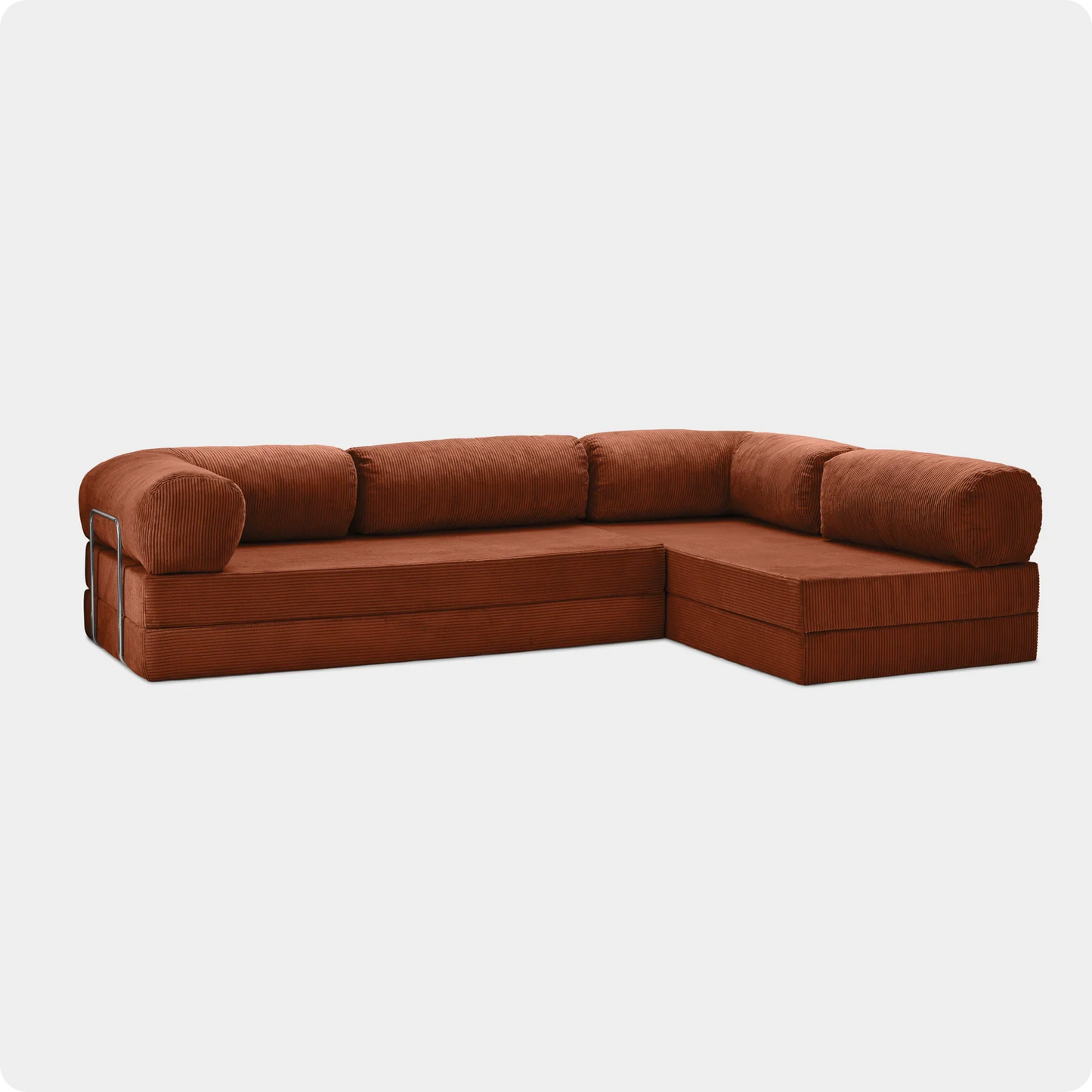 HMAR Sofa Corner Open - Rust
